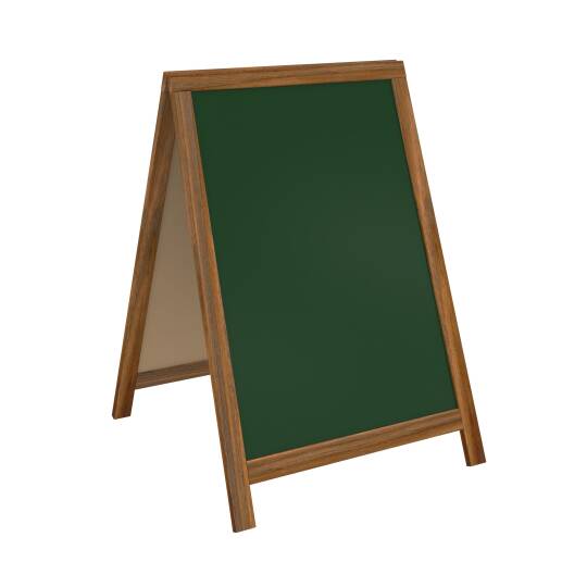 Ahşap Ayaklı Çatı Tipi YEŞİL Yazı Tahtası 50x70 cm