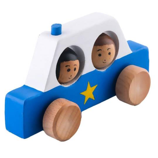 Ahşap Polis Aracı