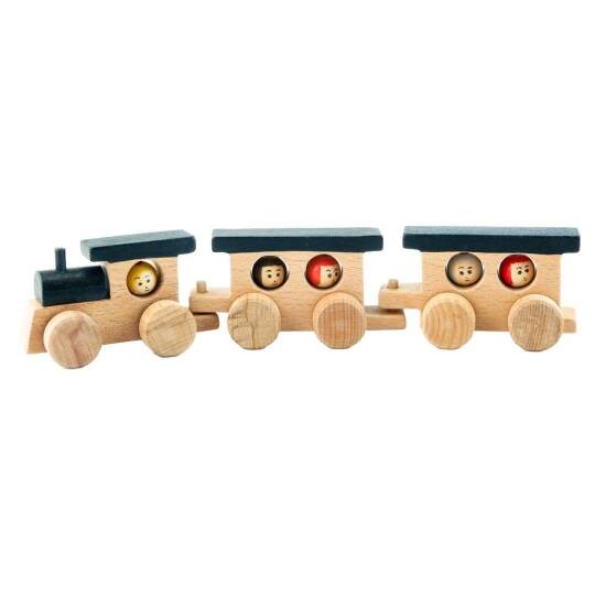 Ahşap Tren Mavi yada Kırmızı