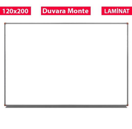 Duvara Monte Askılı Beyaz Laminant Yazı Tahtası 120x200 cm