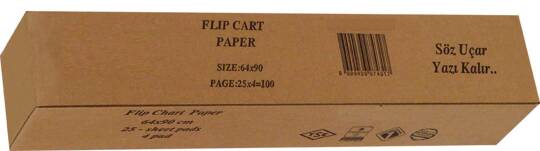 Flip Card Kağıtları 100 Sayfalı (Koli İçi 4x25)