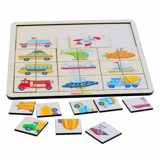 Kodlamaya Giriş Araçlar Eşleştirme Puzzle