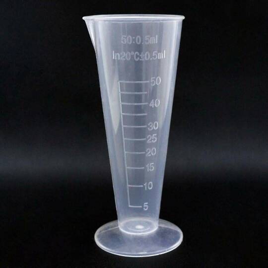 Konik Ölçüm Kabı 50Ml. Plastik