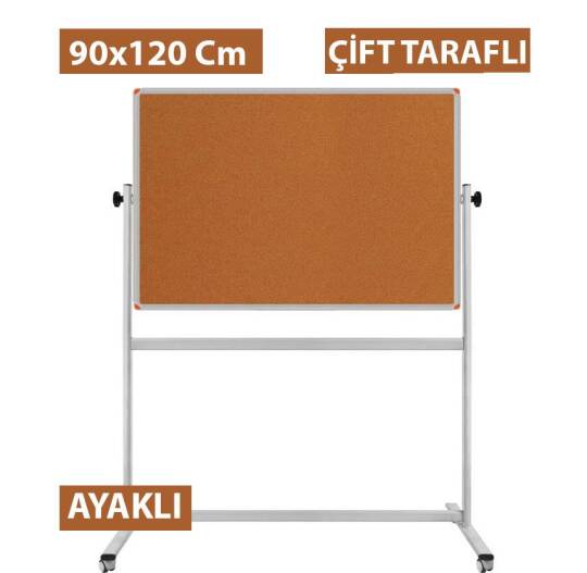 Mantar Pano Çift Taraflı Mobil 90x120 cm