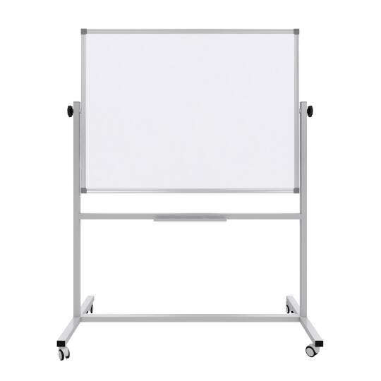 Mobil Çift Taraflı 360° Dönerli Laminat Yazı Tahtası 90x120 cm