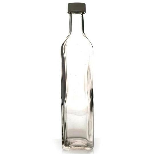 Oscar Cam Şişe Şeffaf (Kapaklı) 500 Ml.