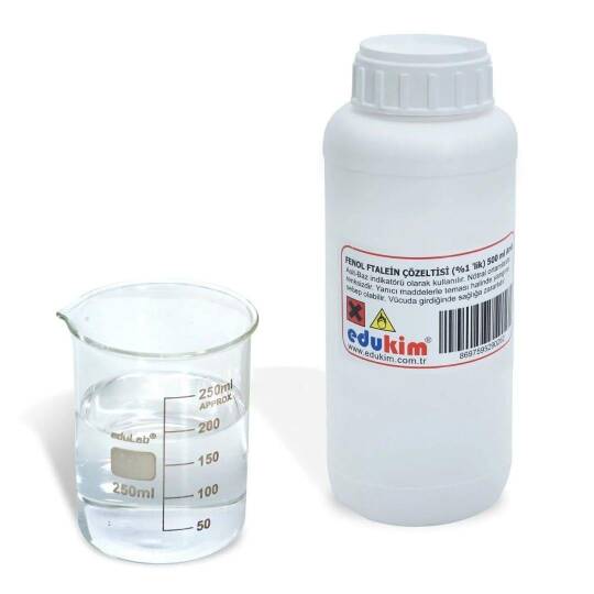 Oscar Fenol Ftalein Çözeltisi (%1'Lik) 500 Ml Amb.