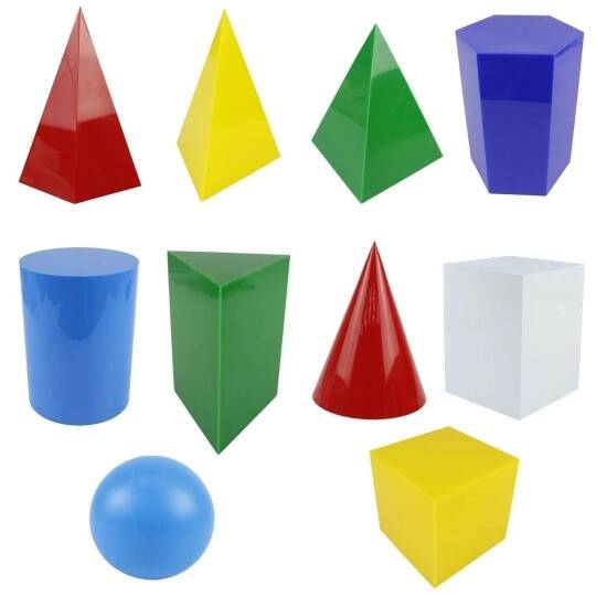 Oscar Geometrik Şekiller Takımı 10 Prç (20 Cm Büyüklük)