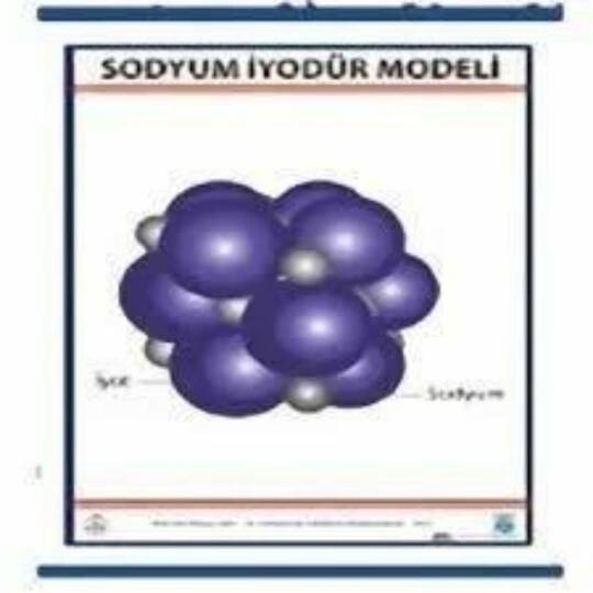 Oscar Sodyum İyodür (Nal) Modeli Levhası (70X100 Cm)