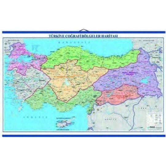 Oscar Türkiye Bölgeler Haritası (Kaplamalı)