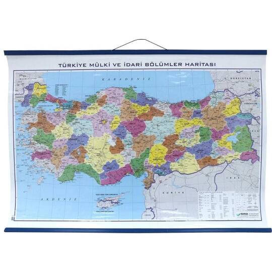 Oscar Türkiye Siyasi Haritası (Kaplamalı)