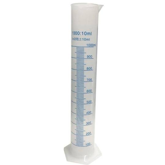 Plastik Dereceli Silindir 1000Ml.