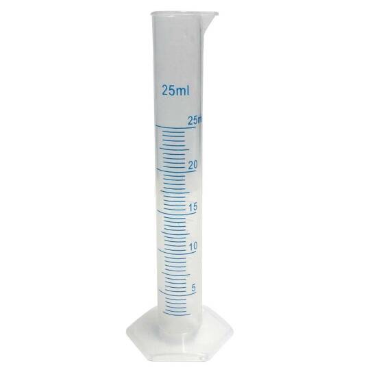 Plastik Dereceli Silindir 25Ml.