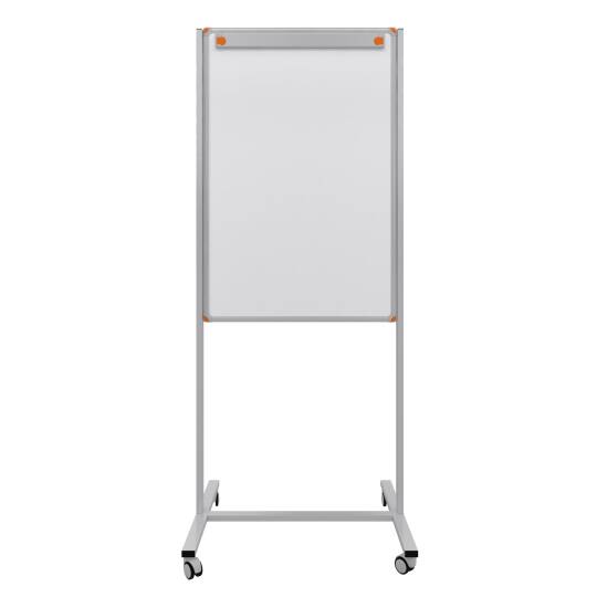 Tekerlekli Sabit Ayaklı Beyaz Laminat Flipchartlı Yazı Tahtası 65x100 cm