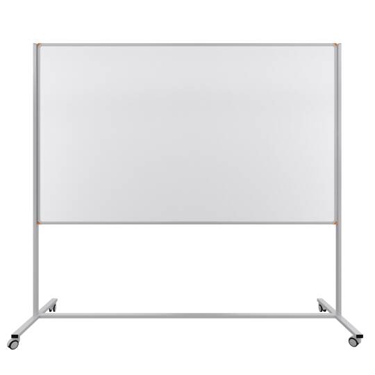 Tekerlekli Sabit Ayaklı Beyaz Laminat Yazı Tahtası 120x200 cm