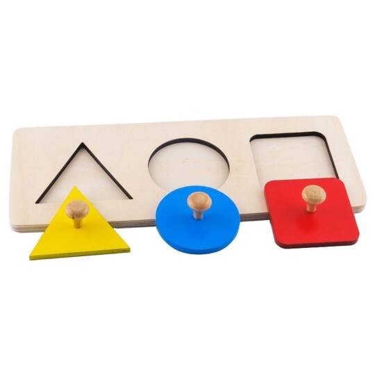 Toddler 3 Sekilli Puzzle