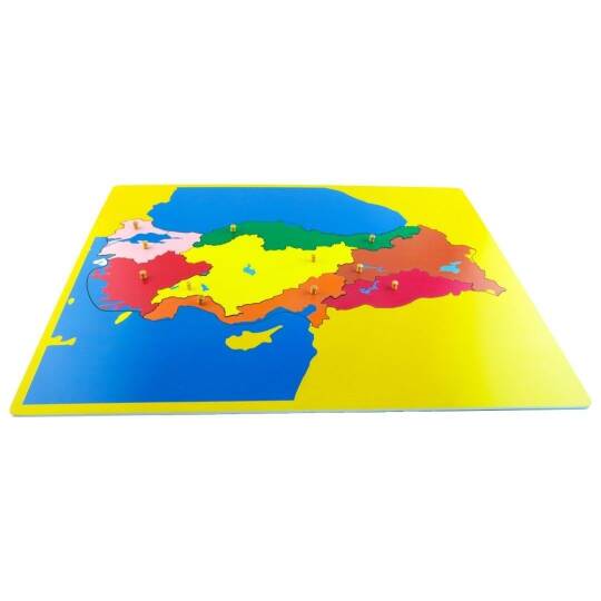Türkiye Bölgeler Haritası Puzzle